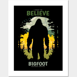 Bigfoot National Cryptid Posters and Art